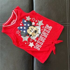 Disney - Minnie Mouse Red Tank Top with Blue Bow